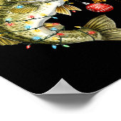 Poster B Fish Festive Lights Christmas Funny Fishing Long (Coin)