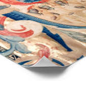 Poster 'B' initial historique représentant la Trinité (Coin)