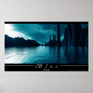 POSTER B L U E