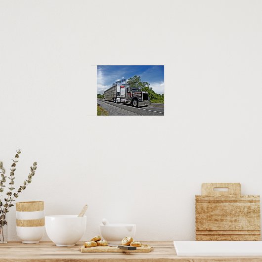 Poster B-model van bruin (Keuken)