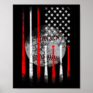Poster B Poisson 4 Juillet Américain Drapeau Us Patriotiq