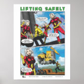 Poster B-Safe Comics - Levage sécuritaire (Devant)