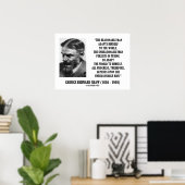 Poster B. Shaw Progress Depends Upon Unreasonable Man (Bureau à domicile)