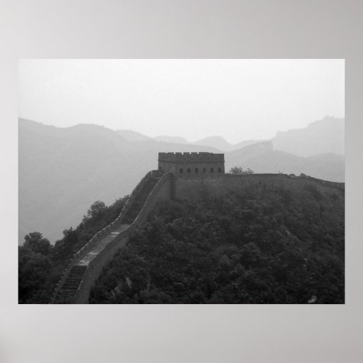 Poster B&W Great Wall (Devant)
