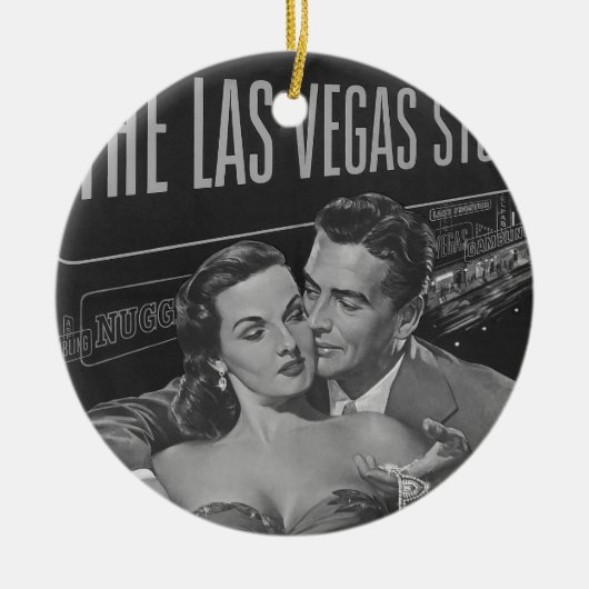 Poster B&W Las Vegas Keramisch Ornament (Voorkant)