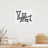 Poster B&W Los Angeles (Keuken)