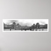 Poster B&W Louvre Panoramique (Devant)