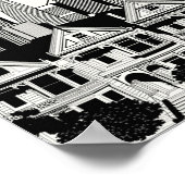 Poster B&W San Francisco Californie (Coin)