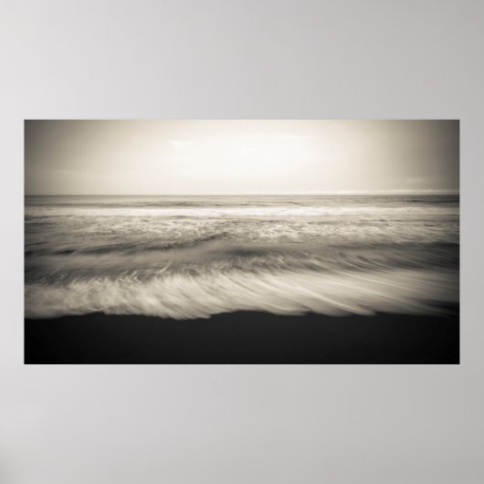 Poster B&W seascape, Hawaï (Devant)