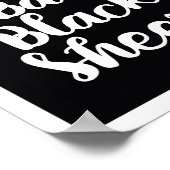 Poster Baa Baa Black Sheep Color Block (Coin)