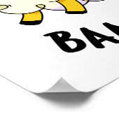Poster Baa-nana Pun moutons banane drôle (Coin)