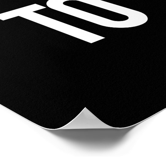 Poster Baaad À L'Os Funny Black Sheep Pun Dark BG (Coin)