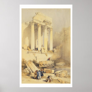 Poster Baalbec, plaque 79 du Volume II de 'La Terre Saint