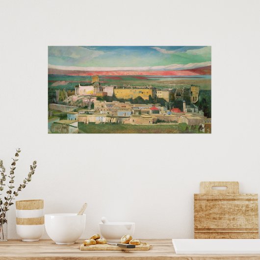 Poster Baalbek, 1906 (Cuisine)