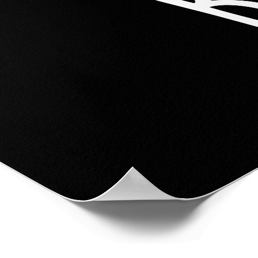 Poster Bab-foon Funny Buffon Baboon Pun Dark BG (Coin)