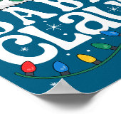 Poster Baba Claus Funny Xmas Christmas Grandma Holiday St (Coin)