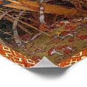 Poster Baba Yaga - Vasilisa Belle Par Ivan Bilibin (Coin)