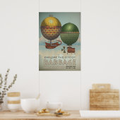 Poster Babbage by Airship Steampunk Vintage voyage (Cuisine)