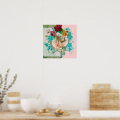 POSTER BABEAU FILLE STORK SHOWER (Cuisine)