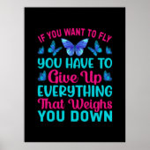 Poster Babfly | If You Want To Fly (Devant)