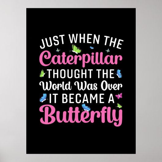 Poster Babfly | It Becams A Butterfly (Devant)