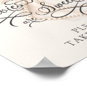 Poster Babies Are Sweet Take a Treat Bow Floral (Coin)