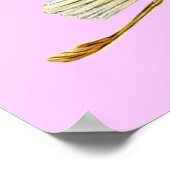 Poster BABILLAGE FILLE STORK ,crème (Coin)