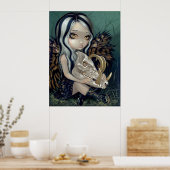 Poster Babirusa Crâne Art Imprimer fée gothique bas sourc (Cuisine)
