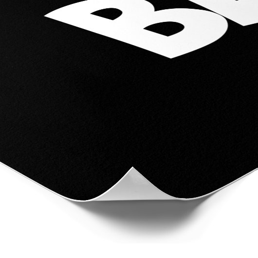 Poster Baboom Drôle Explosif Baboon Pun Dark BG (Coin)