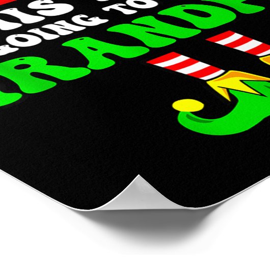 Poster Baby Announcement Xmas Tee This Elf Is Going To Be (Coin)