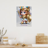 Poster Baby Athena "My World My Rules" v2 (Cuisine)