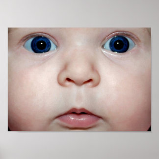 Poster Baby Augen