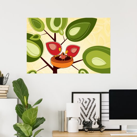 Poster Baby Bird (Bureau à domicile)