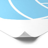 Poster Baby Blue Volleyball (Coin)