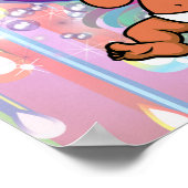 Poster Baby Boy Bubbles & Unicorns (Coin)