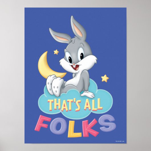 Poster Baby Bugs Bunny | C'est tous les gens (Devant)