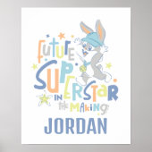 Poster Baby BUGS BUNNY™ Future Superstar En formation (Devant)