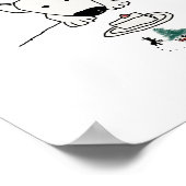 Poster baby bull terrier est un premier ami (Coin)