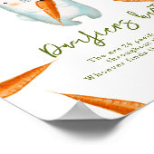 Poster Baby Bunny - baby shower de chasse à la Pacifier (Coin)