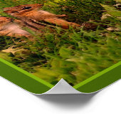 Poster Baby Chipmunks Art animal Abstrait (Coin)