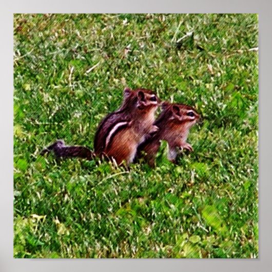Poster Baby Chipmunks Premier Jour #6 Animal (Devant)
