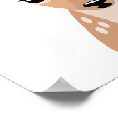 Poster Baby Deer Woodland Nursery Wall Art Imprimer (Coin)