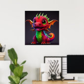 Poster Baby Dragon (Bureau à domicile)