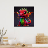 Poster Baby Dragon (Cuisine)