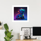 Poster Baby Dragon (Bureau à domicile)