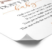 Poster Baby est en train de brasser le Baby shower de caf (Coin)