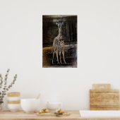 Poster Baby Giraffe (Cuisine)