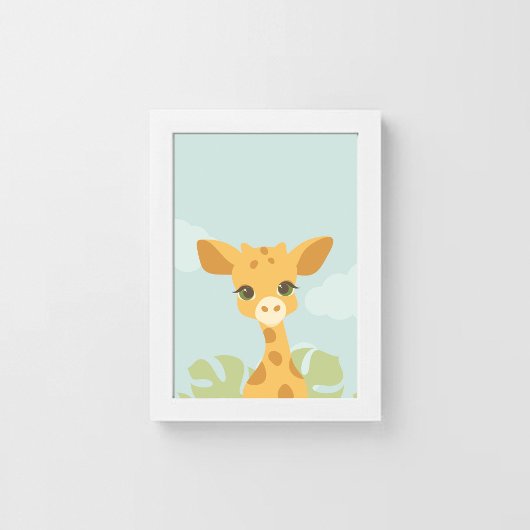 Poster Baby Giraffe