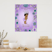 Poster Baby Girl, Lavande, (Cuisine)