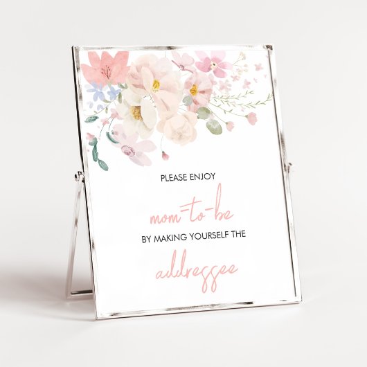 Poster Baby in Bloom Blush Pink Enveloppe Station